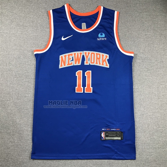 Maglia
 Jalen Brunson NO 11 New York Knicks Icon 2022-23 Blu
